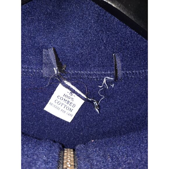 Penn State 1/4 Zip Combed Cotton Fleece with Drawstring Waist‎ Size Small - Picture 5 of 8